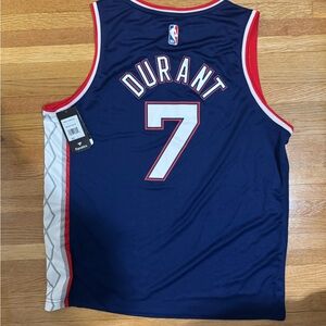 Brooklyn Nets Retro Basketball Jersey Kevin Durant size Large